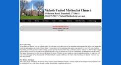 Desktop Screenshot of nicholsumc.org